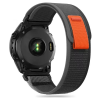 Tech-Protect Nylon óraszíj Garmin Fenix 5 / 6 / 6 Pro / 7 fekete/narancs OEM