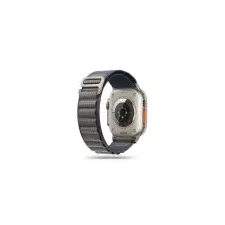 Tech-Protect Nylon szíj Apple Watch 42/44/45/49mm, navy / gray okosóra kellék