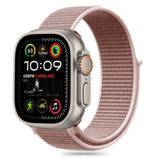 Tech-Protect Nylon szíj Apple Watch 44/45/46/49mm, dusty rose okosóra kellék