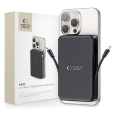 Tech-Protect PB31 LifeMag MagSafe Power Bank 10000mAh, fekete power bank