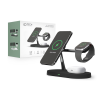 Tech-Protect Qi univerzális vezeték nélküli töltő állomás - 15W - Tech-Protect  A12 3in1 Wireless Charger for Phone + Watch + Earphone - fekete (FN0345) - Vezeték nélküli töltők