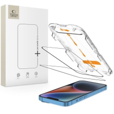 Tech-Protect Quick Set 2x üvegfólia iPhone 13 / 13 Pro / 14 / 16e, fekete mobiltelefon kellék