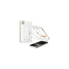 Tech-Protect Quick Set 2x üvegfólia iPhone 16 Pro, fekete mobiltelefon kellék