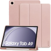 Tech-Protect Samsung Galaxy Tab A9 (8.7) SM-X110 / X115, mappa tok, közepesen ütésálló, érintőceruza tartóval, Trifold, TP SC Pen, rózsaszín