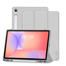 Tech-Protect Samsung Galaxy Tab S9 11 coll Tablettok (SM-X710, SM-X716) - szürke smart case, ceruzatartóval tablet tok