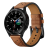 Tech-Protect Samsung Galaxy Watch 4 40 / 42 / 44 / 46 okosóra szíj - TECH-PROTECT Leather barna bőr szíj (20 mm szíj szélesség)