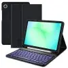 Tech-Protect Sc Pen + Keyboard Samsung Galaxy Tab A9+ / Tab A11+ oldalra nyíló, kitámasztható mappa tok ceruza tartóval, mágneses rögzítés, billentyűzettel, fekete (SP113122)