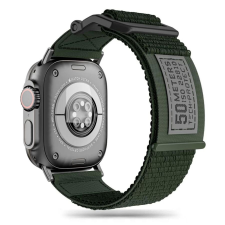Tech-Protect SCOUT óraszíj Green, Apple Watch 4 / 5 / 6 / 7 / 8 / 9 / SE / ULTRA 1 / 2 (42 / 44 / 45 / 49 mm) készülékhez óraszíj
