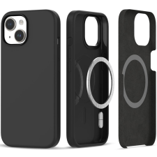 Tech-Protect Silicone Magsafe Apple iPhone 15 Matte Black tok és táska