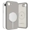 Tech-Protect silicone magsafe iphone 16e / 17e kőszürke szilikon tok
