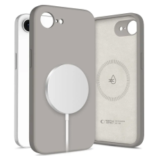 Tech-Protect silicone magsafe iphone 16e / 17e kőszürke szilikon tok tok és táska