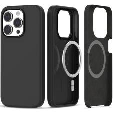 Tech-Protect Silicone MagSafe tok iPhone 15 Pro - fekete tok és táska