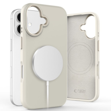 Tech-Protect Silicone Pure MagSafe tok iPhone 16, bézs tok és táska