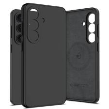 Tech-Protect Silicone Samsung Galaxy S26 szilikon tok, MagSafe, fekete tok és táska