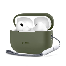 Tech-Protect Silicone tok Apple AirPods Pro 1 / 2 - zöld fülhallgató, fejhallgató tok