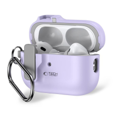 Tech-Protect Slim Hook Tok Apple Airpods Pro 1/2 Lavenderhoz fülhallgató, fejhallgató tok