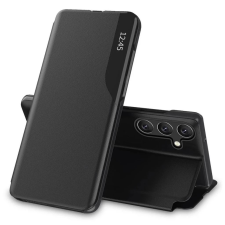 Tech-Protect Smart View oldalra nyíló tok Samsung Galaxy A55 fekete tok és táska