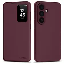 Tech-Protect Smart Wallet Samsung Galaxy A57 flip / kinyitható tok, bordó tok és táska