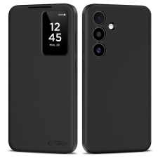 Tech-Protect Smart Wallet Samsung Galaxy S25 FE flip / kinyitható tok, fekete tok és táska