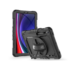 Tech-Protect Solid Samsung Galaxy Tab S9 FE 10.9 Ütésálló tablet tok - Fekete tablet tok
