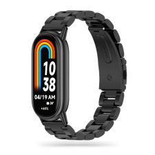 Tech-Protect Stainless Xiaomi Smart Band 8 / 8 Nfc Black okosóra kellék