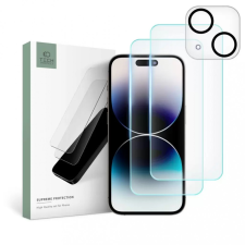 Tech-Protect Supreme Tempered Glass Set Apple iPhone 15 Plus készülékhez tok és táska