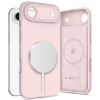 Tech-Protect Telefontok iPhone 17 AIR - TECH-PROTECT SILICONE MAGSAFE púder pink hátlap tok