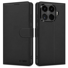 Tech-Protect Telefontok Xiaomi 17T - Tech- Protect Wallet - fekete bőr könyvtok, ráhajtófüllel ﻿ tok és táska