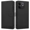 Tech-Protect Telefontok Xiaomi Redmi Note 17 Pro 5G - Tech- Protect Wallet - fekete bőr könyvtok, ráhajtófüllel ﻿