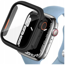 Tech-Protect tok DEFENSE 360 Fekete / Narancs színű Apple Watch 45mm készülékhez okosóra kellék