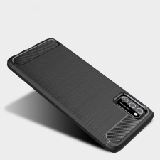 Tech-Protect TPUCARBON tok kompatibilis a Samsung Galaxy A03s Black készülékkel tok és táska