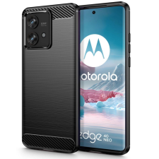 Tech-Protect TPUCarbon tok Motorola Edge 40 Neo - fekete tok és táska