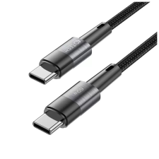 Tech-Protect Ultraboost USB-C - USB-C kábel PD60W/3A 0,25m szürke (127989) (t127989) kábel és adapter