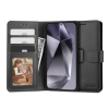 Tech-Protect Wallet flipes bőrtok - Samsung SM-S921 Galaxy S24 - fekete