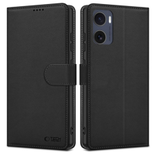 Tech-Protect Wallet könyv tok Motorola Moto G05 / E15, fekete tok és táska