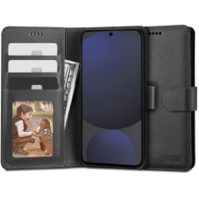 Tech-Protect Wallet könyv tok Samsung Galaxy S24 FE, fekete tok és táska