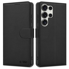 Tech-Protect Wallet könyv tok Samsung Galaxy S25 Ultra, fekete tok és táska