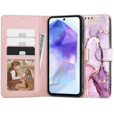 Tech-Protect Wallet Samsung Galaxy A55 5G Marble tok és táska