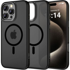 Tech-Protect ZONE MagEdge MagSafe műanyag hátlaptok iPhone 16 Pro fekete-átlátszó (TS7778) tok és táska