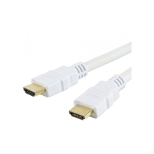 Techly 1.0m HDMI M/M HDMI kábel 1 M HDMI A-típus (Standard) Fehér (ICOC-HDMI-4-010WH) kábel és adapter