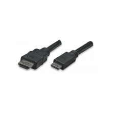 Techly 1.8m HDMI HDMI kábel 1,8 M HDMI A-típus (Standard) HDMI Type C (Mini) Fekete (ICOC-HDMI-B-015) kábel és adapter