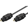 Techly 1m Toslink/Toslink audio kábel Toslink (digitális optikai) kábel Fekete (ICOC DAC-301)