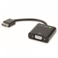 Techly 306301 HDMI - VGA aktív adapter Fekete kábel és adapter