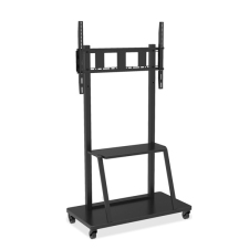 Techly ica-tr30 gurulós padlóállvány 55-100" led/lcd kijelzőkhöz tv állvány és fali konzol