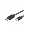 Techly ICOC DSP-H12-020 video átalakító kábel 2 M DisplayPort HDMI Fekete (ICOC-DSP-H12-020)