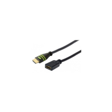 Techly ICOC HDMI-4-EXT018 HDMI kábel 1,8 M HDMI A-típus (Standard) Fekete (ICOC-HDMI-4-EXT018) kábel és adapter