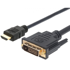 Techly ICOC HDMI-D-030 HDMI 1.4 - DVI-D Kábel 3m - Fekete kábel és adapter