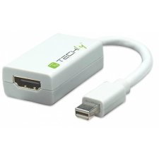 Techly mini DisplayPort v1.1 - HDMI adapter Fehér kábel és adapter