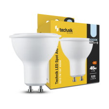Technik LED Izzó Spot Alu-Plastic 7W GU10 100° 6000K (520 lumen) izzó