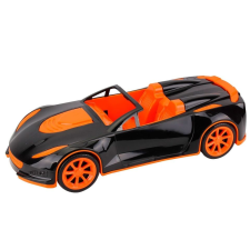 Technok Cabrio sportkocsi, (6115) Technok, fekete autópálya és játékautó
